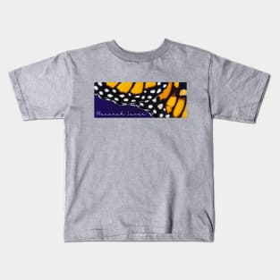 Monarch Lover Wing Detail Photograph Kids T-Shirt